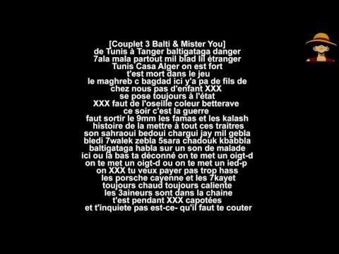 Paroles // Balti feat Mister You // baltigataga (erakh la) HD