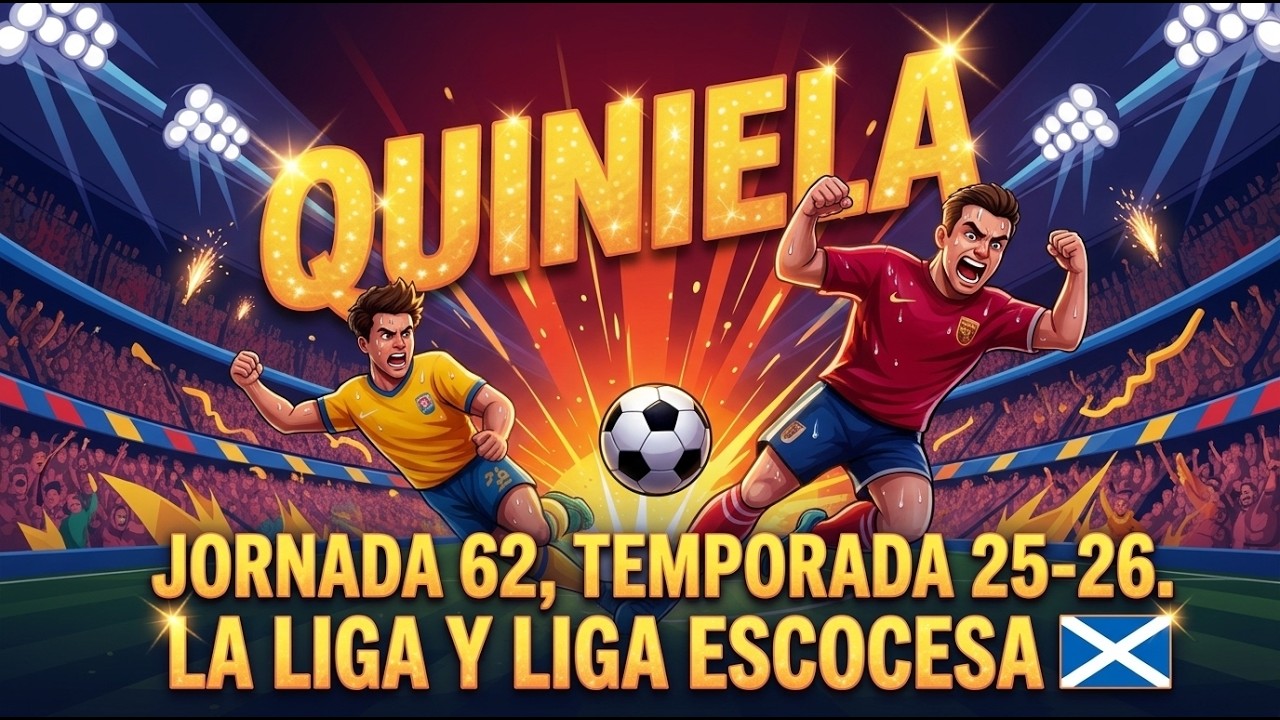 Quiniela Jornada 62 (Temporada 25/26) ⚽