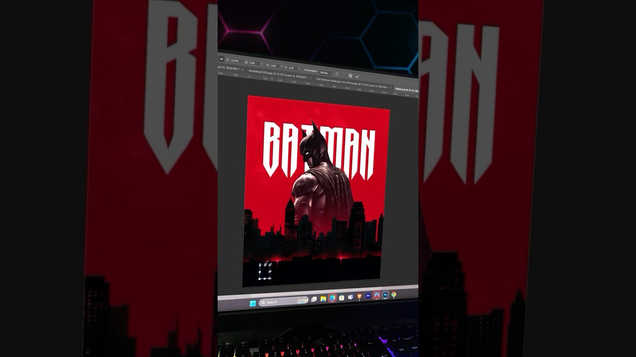 Batman Poster Design 🎨