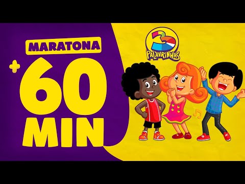 3 Maratona 3 Palavrinhas: Mais de 1 Hora de Música Infantil e Diversão em Família 🎶