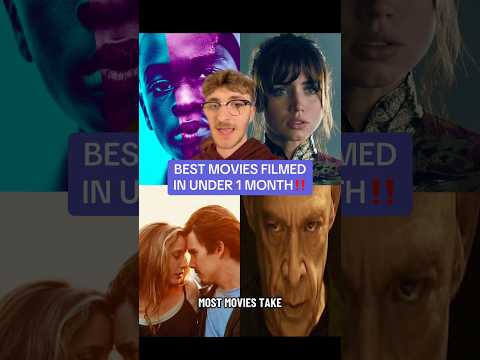 BEST MOVIES FILMED IN UNDER 1 MONTH‼️