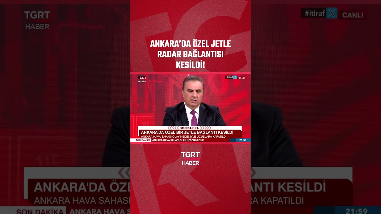 Ankara'da Özel Jetin Radar Bağlantısı Kesildi ✈️