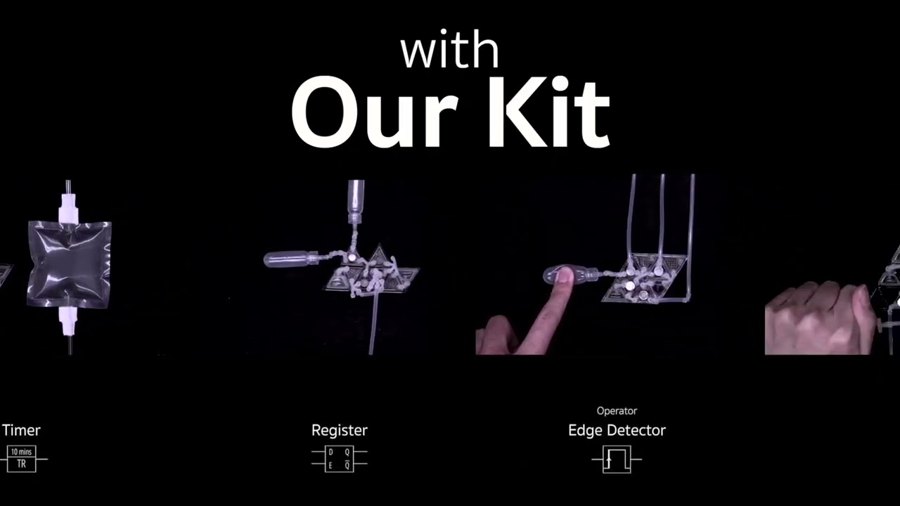 Fluidic Computation Kit: Advancing Shape-changing Interfaces Without Electronics