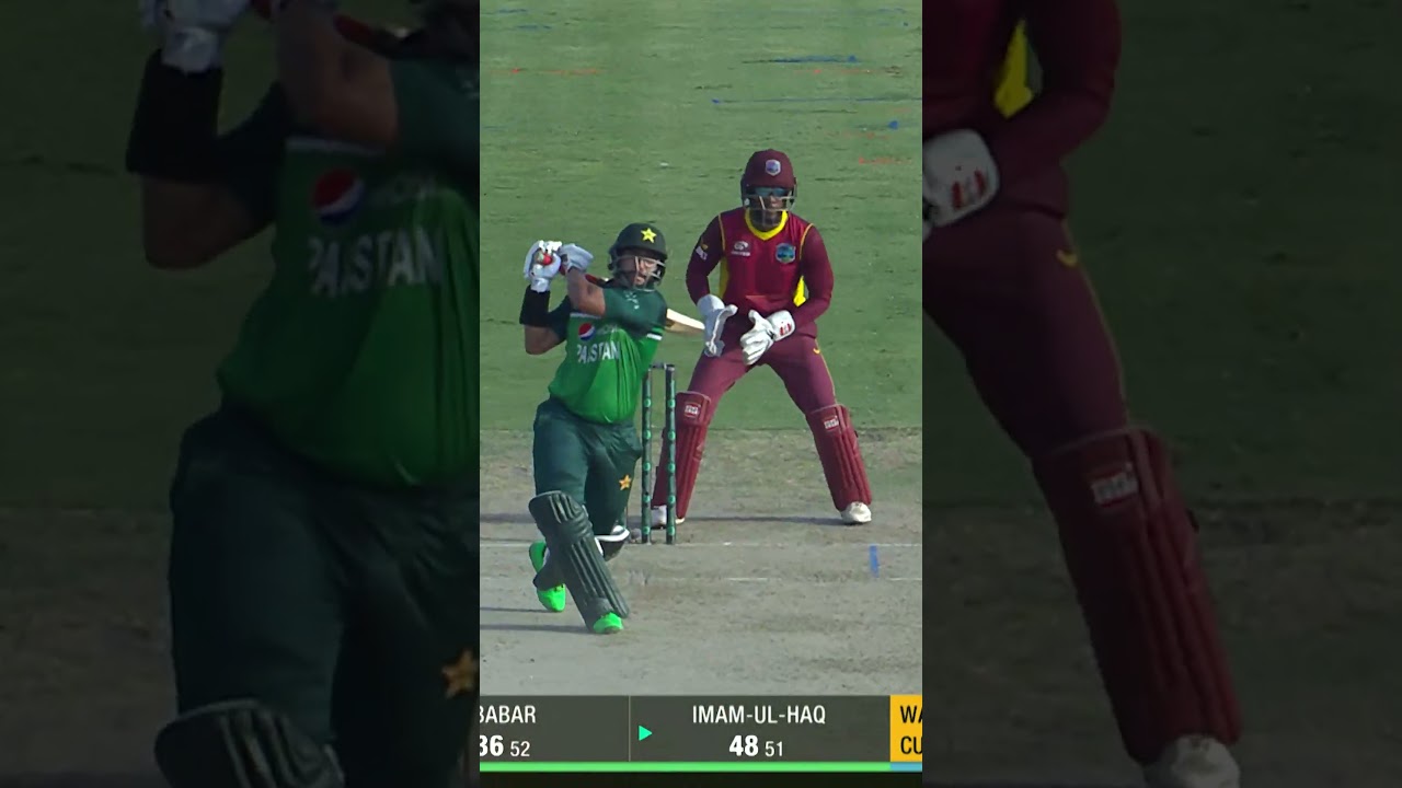 Imam-ul-Haq's Brutal 72 Runs in PAK vs WI ODI 🏏