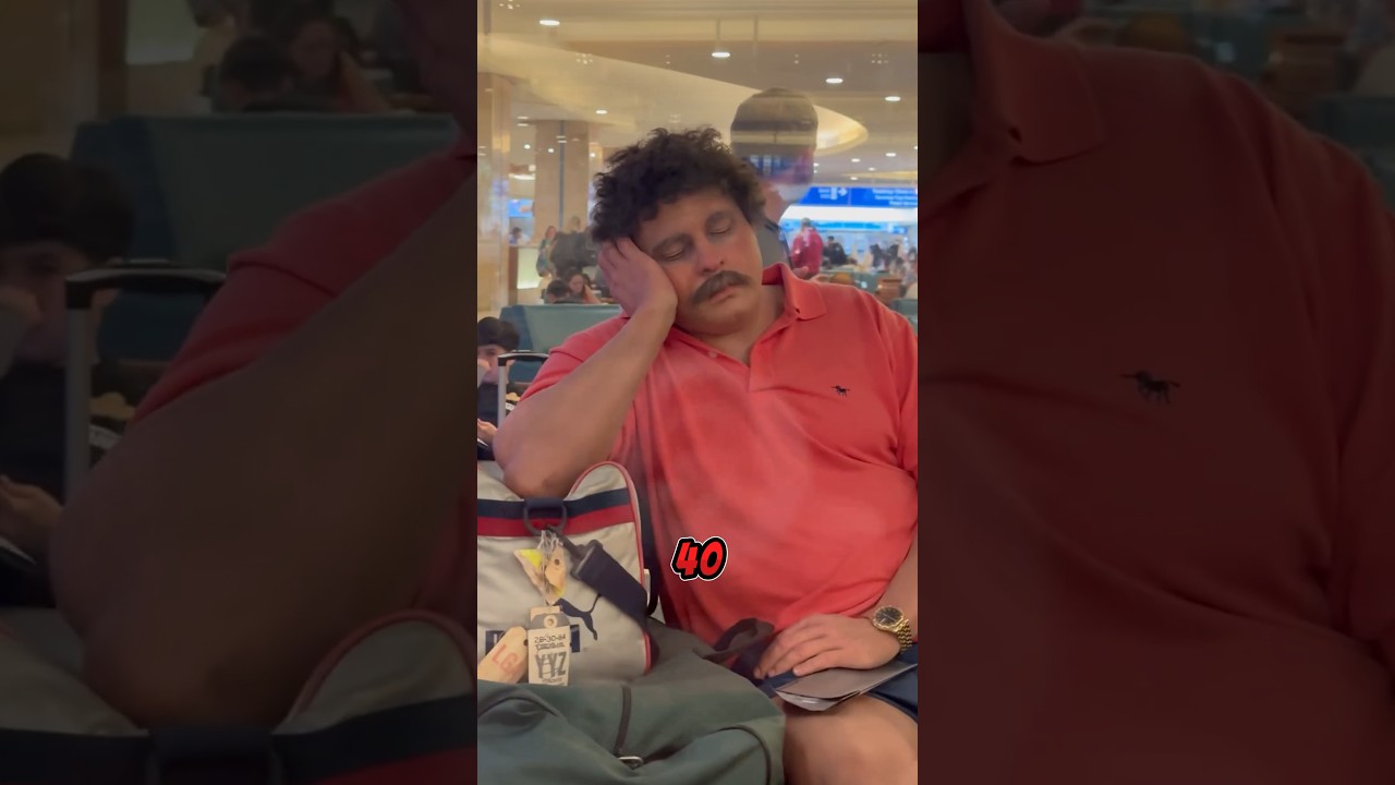 Sleeping Man at Orlando Airport Stuck Since 1986 😱