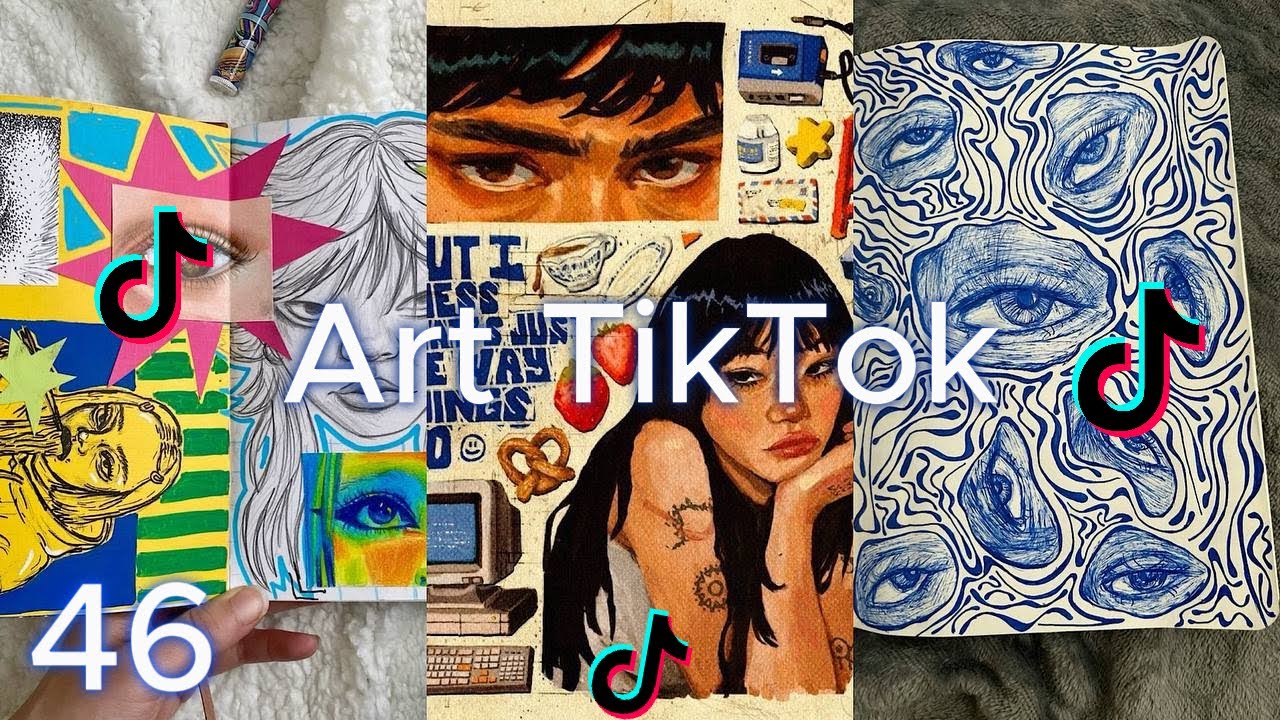 Art Sketchbook TikTok Compilation 🎨 #46