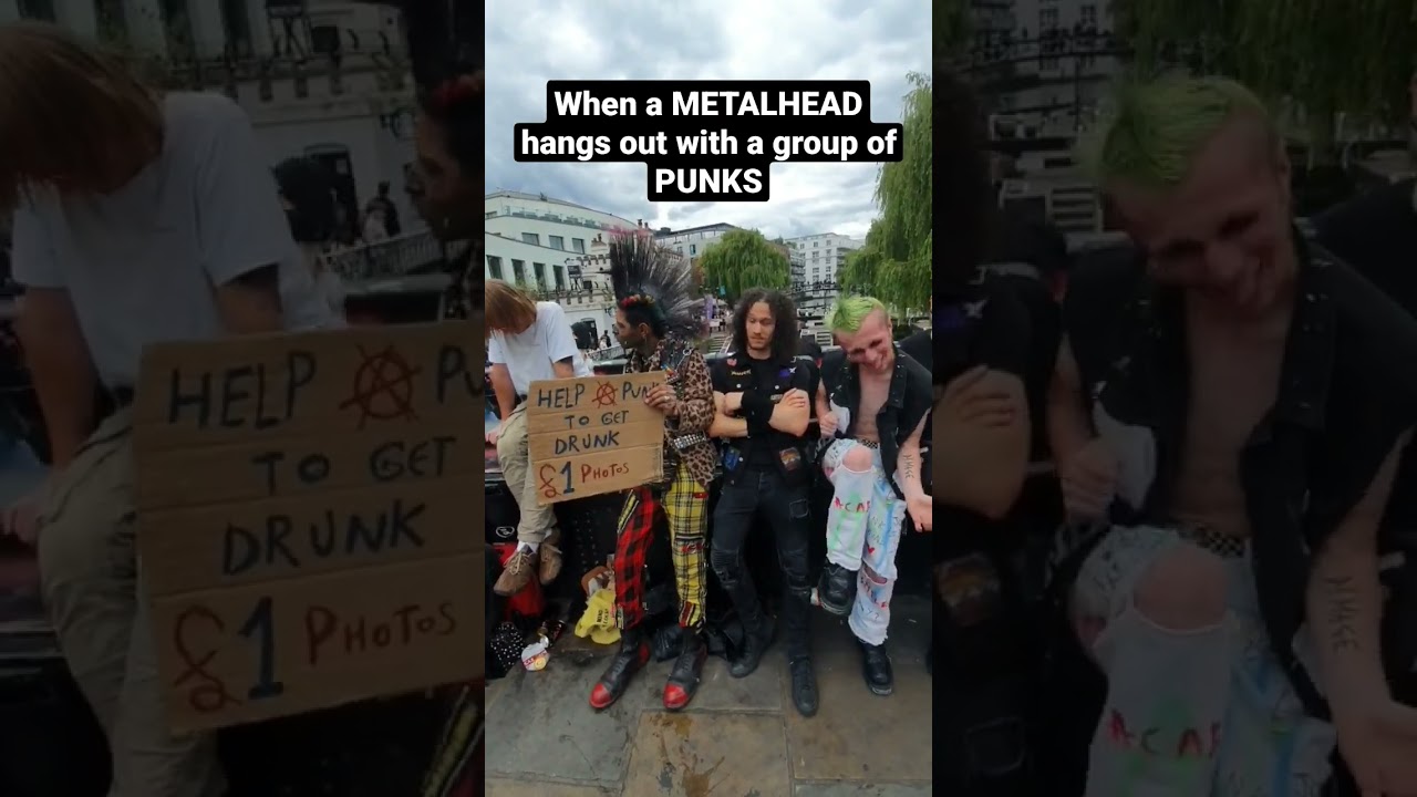 Metalhead & Punks Hang Out in Camden 🎸