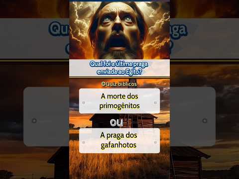 Quiz bíblicos bora testar o seu conhecimento. #quizbiblico #quiz