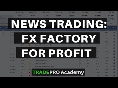 News Trading: Forex Factory tutorial.