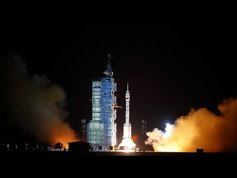 China launches spacecraft carrying astronauts and mice to space station