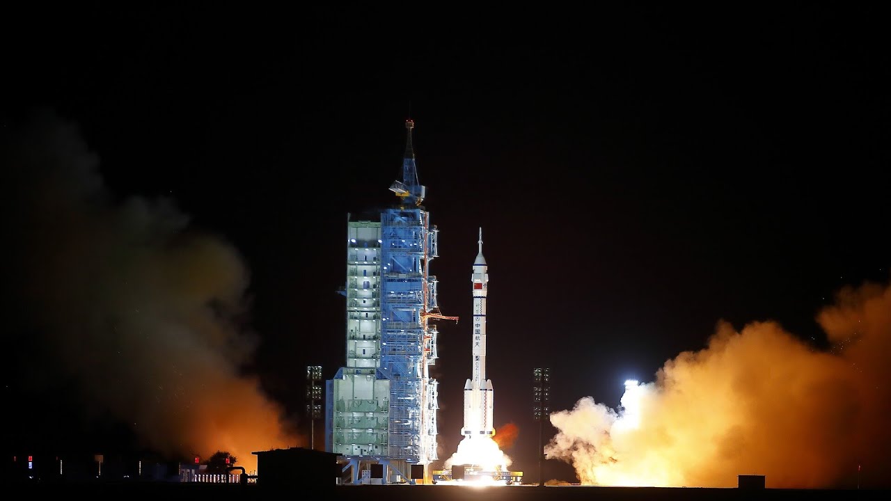 China launches spacecraft carrying astronauts and mice to space station