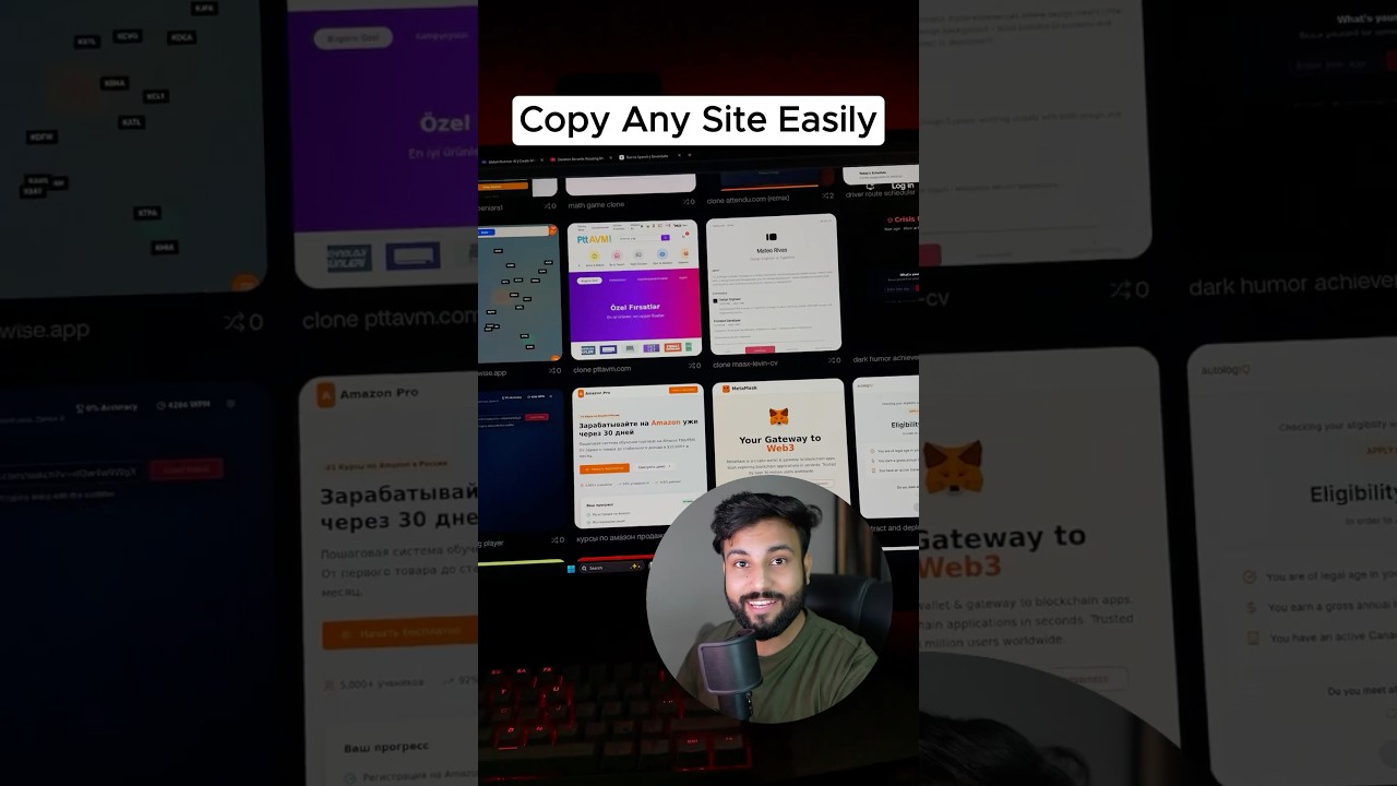 Clone Websites Easily with AI Tools 🔧