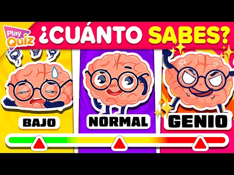 ¿Sabes más que alguien de 10 años? 🧒🏻📚🧠 | ¿Cuánto Sabes? - Play Quiz de Cultura General