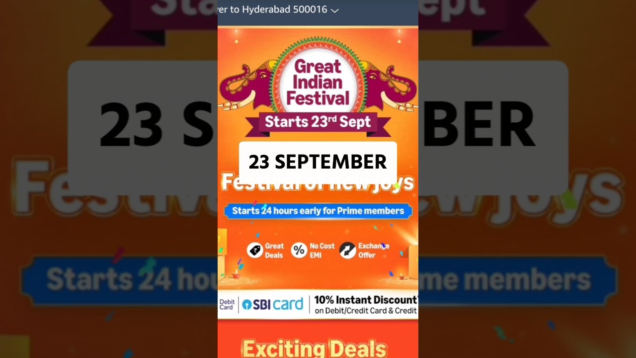 Amazon & Flipkart Great Indian Festival 2025 Dates Revealed! 🛍️