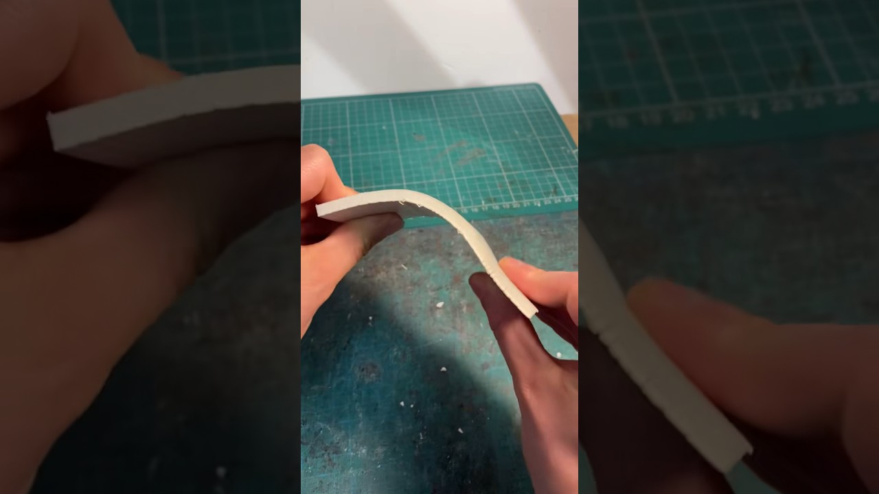 Make Foam Board Flexible & Bendy ✨