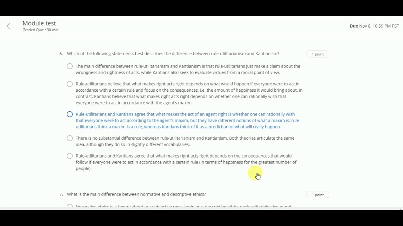 Ultimate Guide to Week 3 Coursera Ethics, Technology & Engineering Quiz Answers β