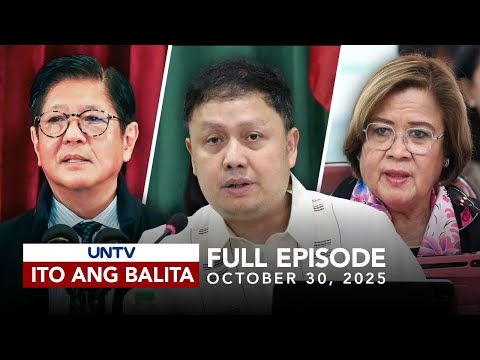 UNTV: Ito Ang Balita | October 30, 2025