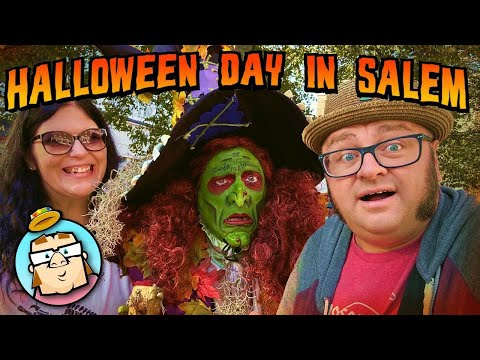 Salem, MA on Halloween Day!!! Best Halloween Ever!  Touring Attractions and Haunts!  Total Madness!!