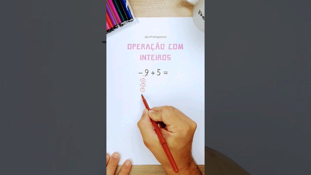 Quanto é -9 + 5? Dicas de Matemática 🧮