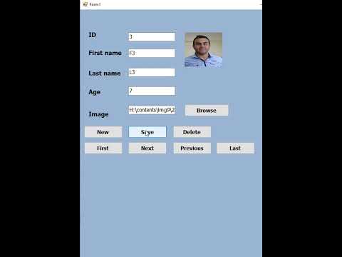 Create Data Entry Form in VB.NET with SQL Server