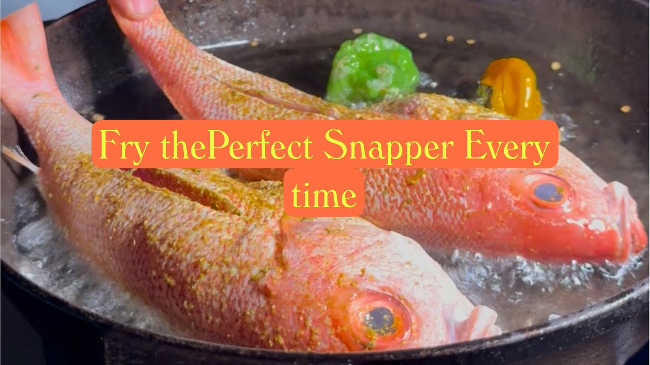 Badbwoy Fry: Perfect Crispy & Juicy Snapper 🍤