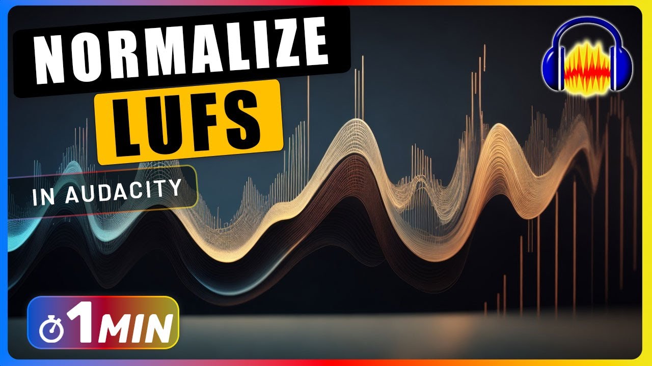 Normalize Audio Loudness (LUFS) in Audacity 🎵