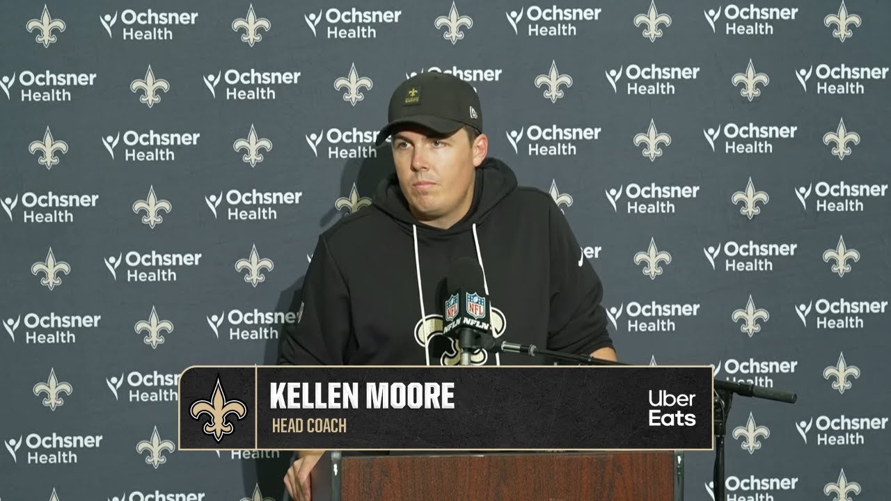 Kellen Moore Postgame Interview After Saints vs. Seahawks | Week 3 NFL 2025 🏈