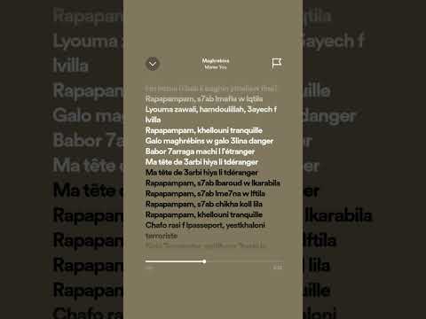 Mister You | Maghrebins 🎶🎧🎤 #fullsongslyrics #misteryou #maghrebins #song #popular #shorts #english