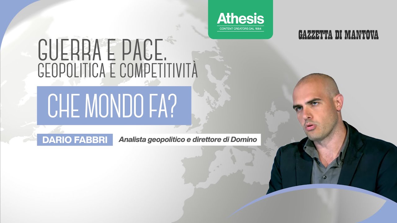 Dario Fabbri a Guerra e Pace Mantova 2025: Analisi Geopolitica e Futuro del Mondo 🌍