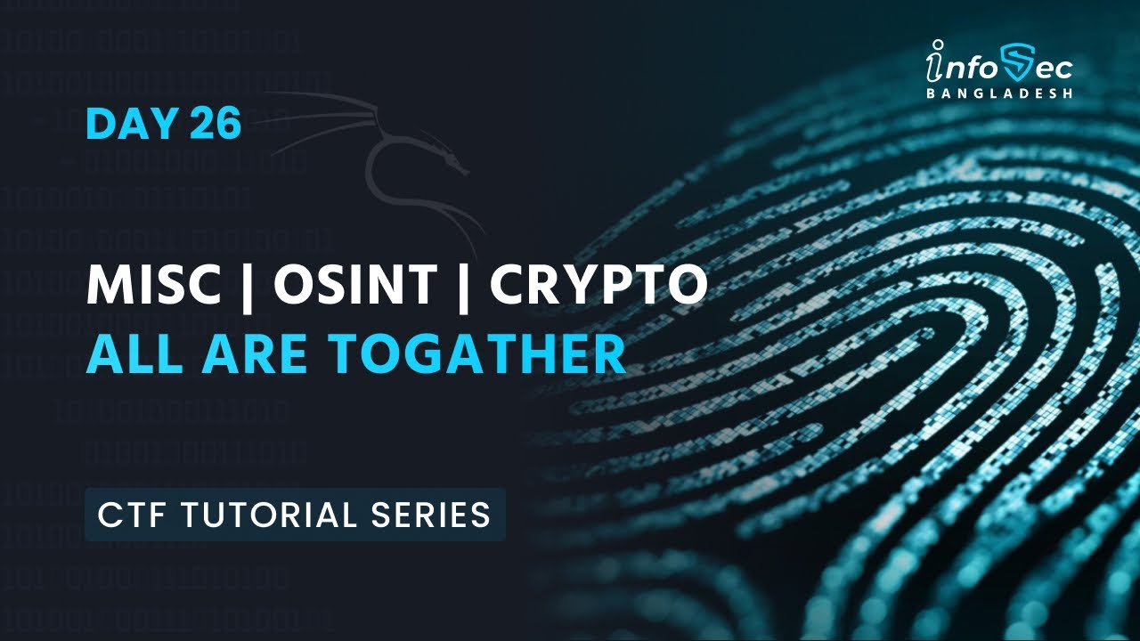 π Master CTF Skills from Beginner to Advanced in 26 Days: OSINT, Steganography & Cryptography