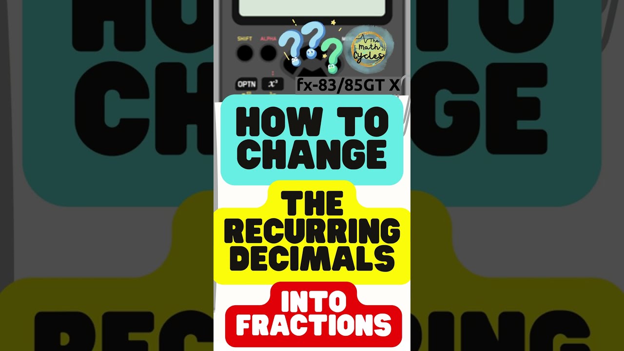 Convert Recurring Decimals to Fractions Easily ๐ข