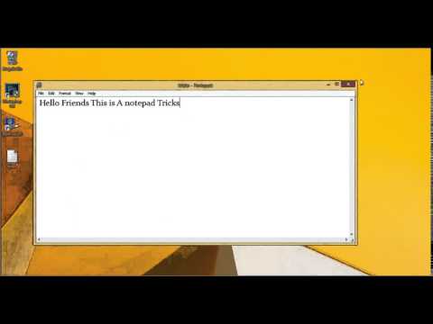 Notepad Tricks- Cryptography