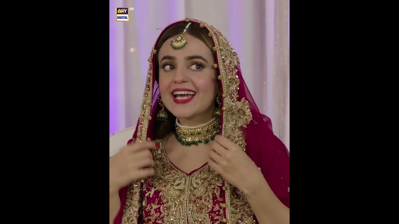 Stunning Bridal Look of Sumbul Iqbal 💖 | Chand Si Dulhan Telefilm