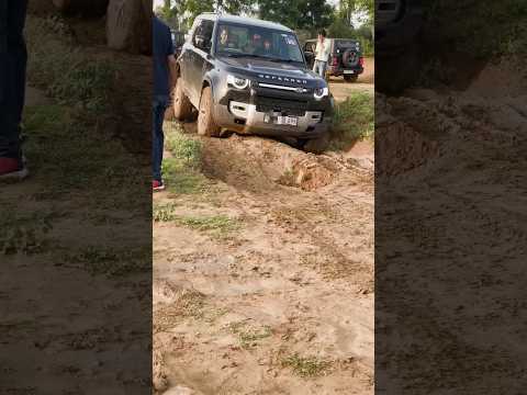 Land Rover Defender 2023 || Off-road Track || #defender #landrover #shorts