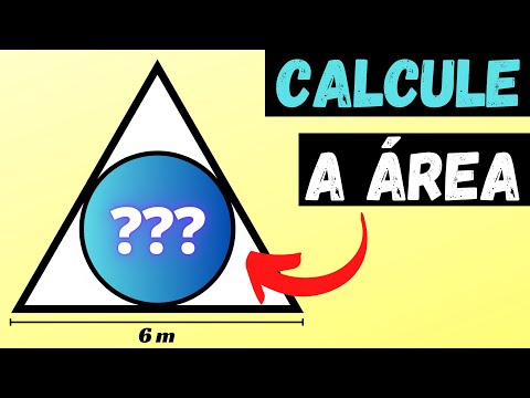 🔥Área do Círculo Inscrito no Triângulo Equilátero | Geometria Plana🔥
