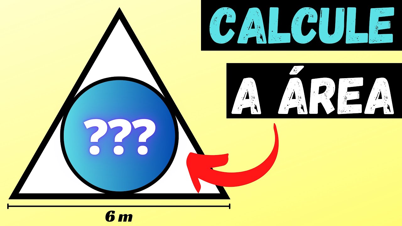 Como Encontrar a Área do Círculo Inscrito em um Triângulo Equilátero 📐