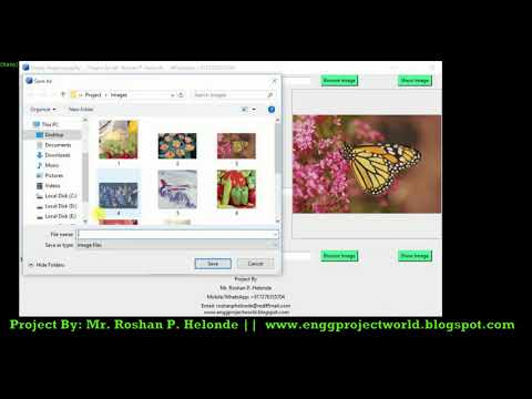 Python Code for Image Steganography