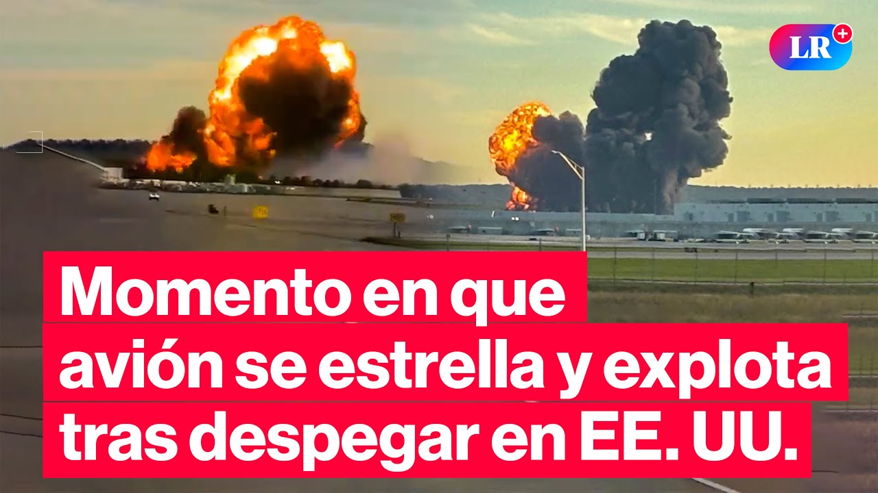 🚨 Impactante Momento del Accidente Aéreo en EE. UU.: Avión de UPS se Estrella y Explota al Despegar