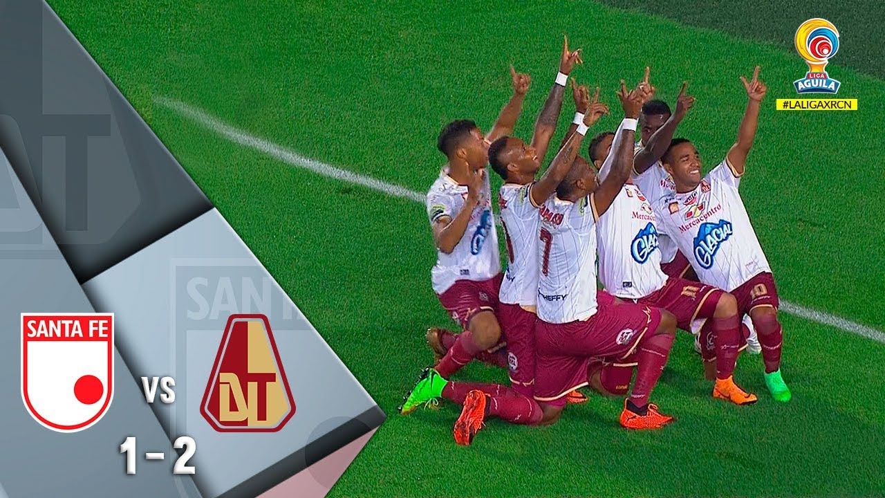 Santa Fe 1-2 Tolima en Cuartos de Liga Águila ⚽