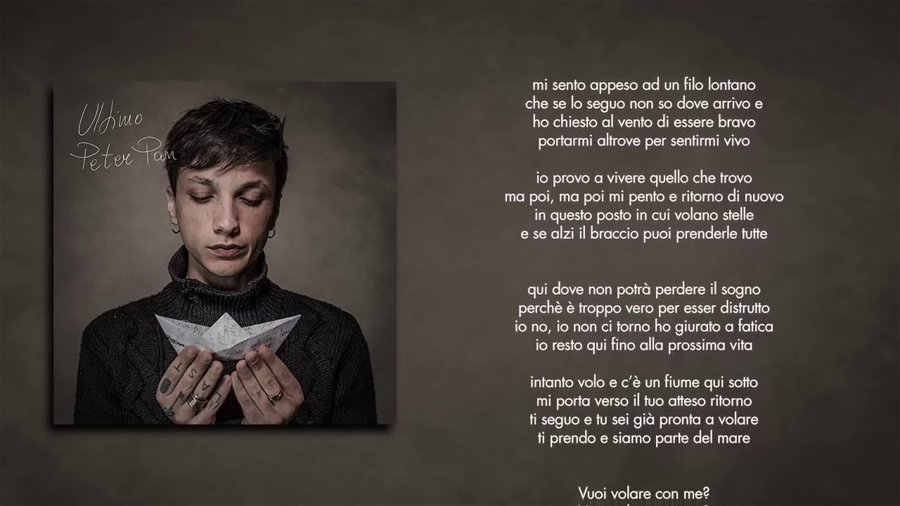ULTIMO - PETER PAN - Vuoi volare con Me?