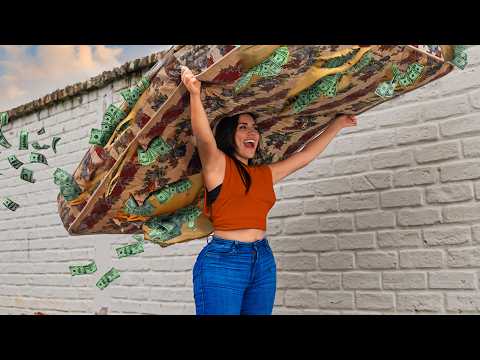 Mujer de la calle encontró un colchón viejo que cambio su vida