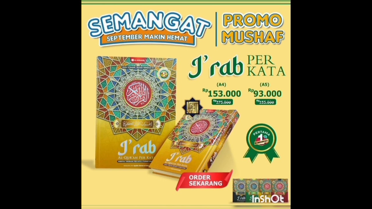 Mushaf I'rab only 73K, Reseller Welcome! 📖