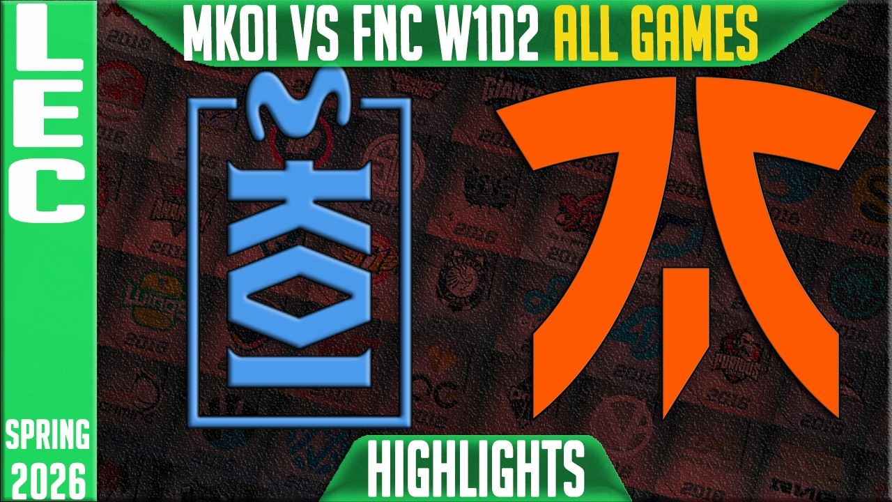 MKOI vs FNC Highlights | LEC Spring 2026 Week 1 Day 2