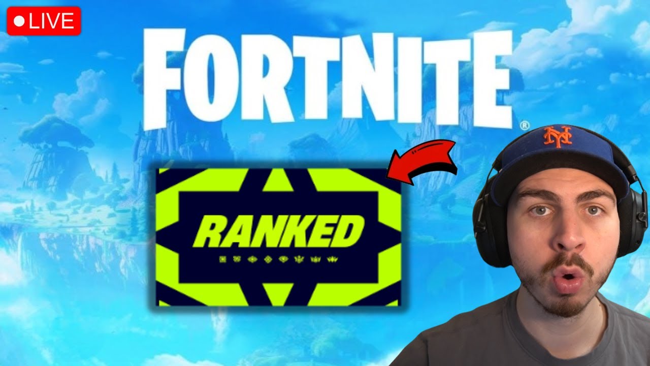 Live Zero Build Ranked Fortnite 🎮