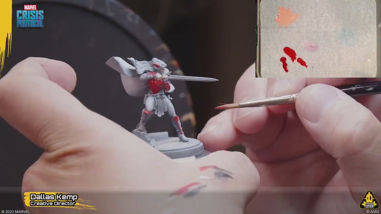 Atomic Mass Games Transmissions - Painting Lady Sif from Marvel: Crisis Protocol