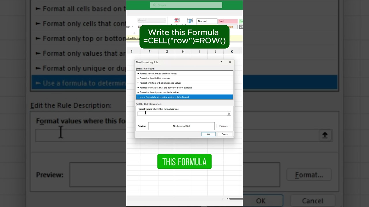 Auto-Highlight Rows in Excel Easily π | Step-by-Step Tutorial