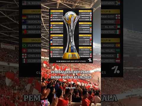 Pembagian piala dunia antarklub 2025🔥🔥 #short