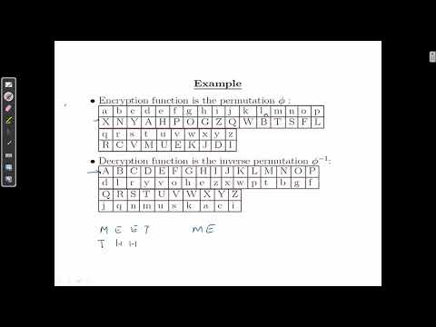 Monoalphabetic Substitution Cipher - Week 4 (3/6)