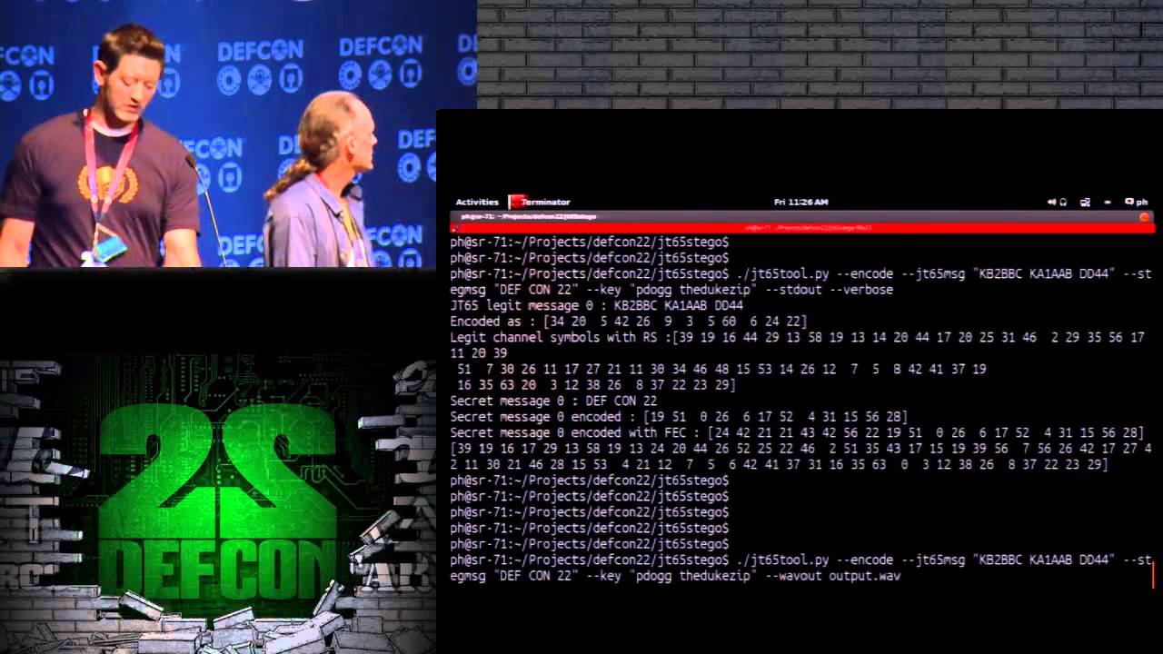 Uncover Hidden Messages: Steganography in HF Radio Protocols at DEF CON 22 🔍