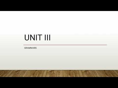 FLAT- Formal Language and Automata Theory-TE CSE-IT- Introduction to Grammar